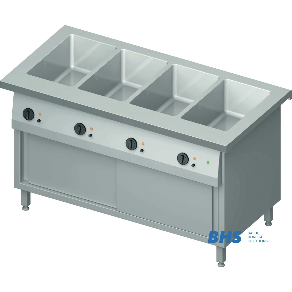 Elegant Cold Chafing Dish with Divider and Storage