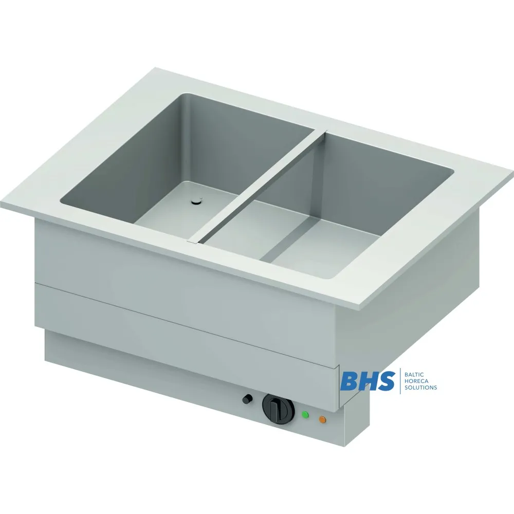 Karstais marmīts ar divām GN1/1 kamerām