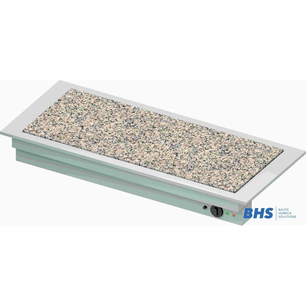 Plaque chauffante en granit 4 GN1/1