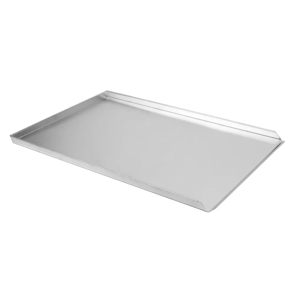 Elegant Aluminum Pastry Tray with Triple Lipping Edges - 600x400