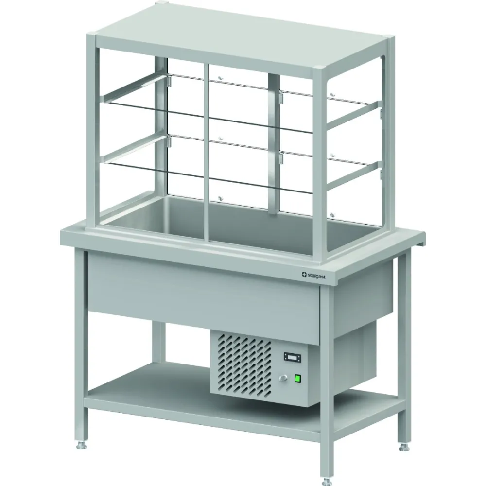 Элегантная столовая витрина на ножках 1245 мм