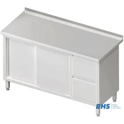 Table with 2 drawers and 2 sliding doors 1200 mm