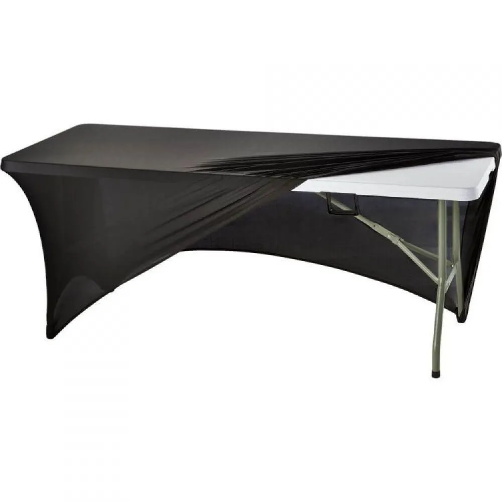 Housse de table noire pour événements