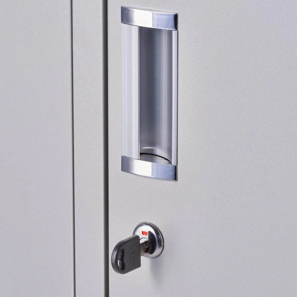 Ergonomiška darbo drabužių spinta su dviem atidaromomis durimis