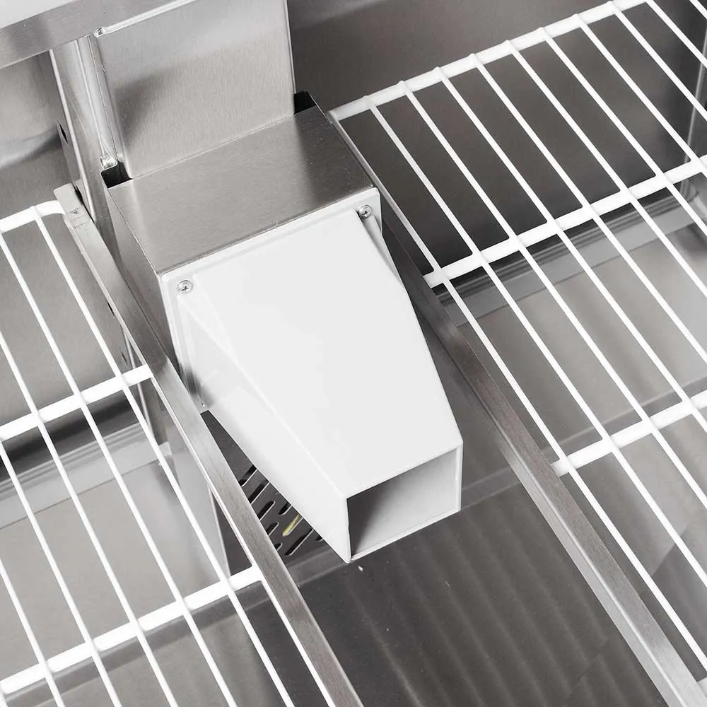 Stiilne külmik salatibaar 16 × GN1/4