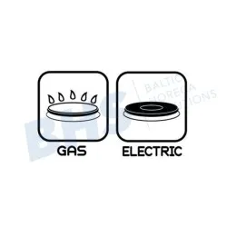 Panna 200 mm alumīnija ar teflona parklājumu, dziļā
