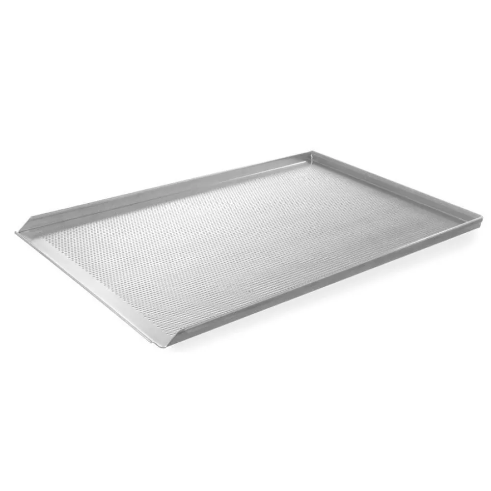 Elegant Perforated Aluminium Pastry Tray 600x400