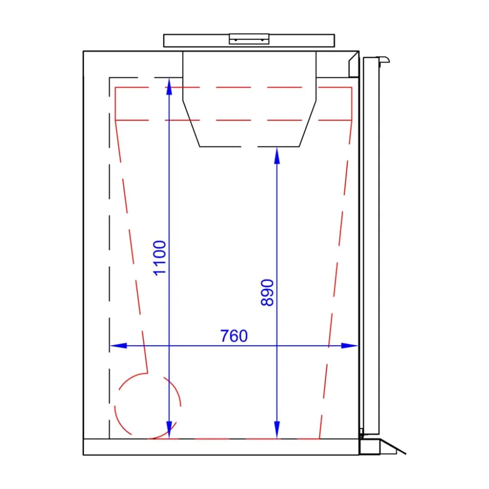 Охладитель для мусорного бака WBC240