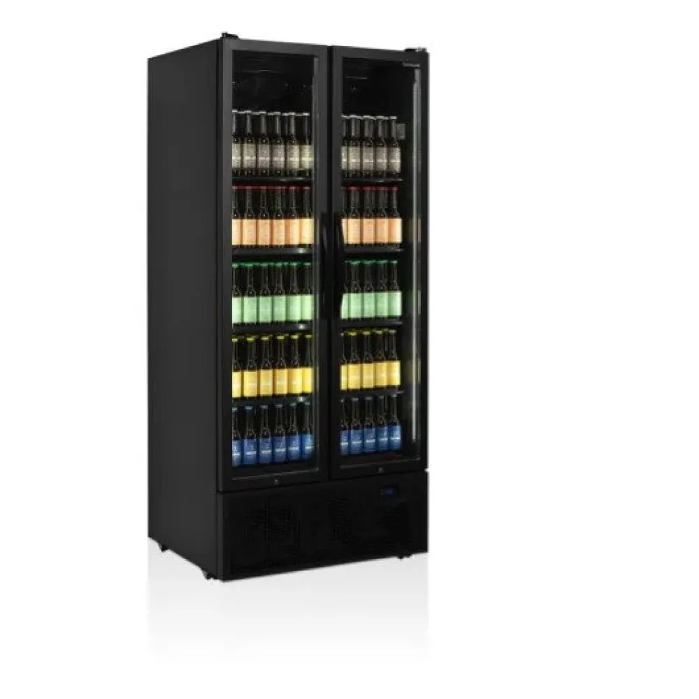 Sleek Dual-Door Display Cooler FS890H