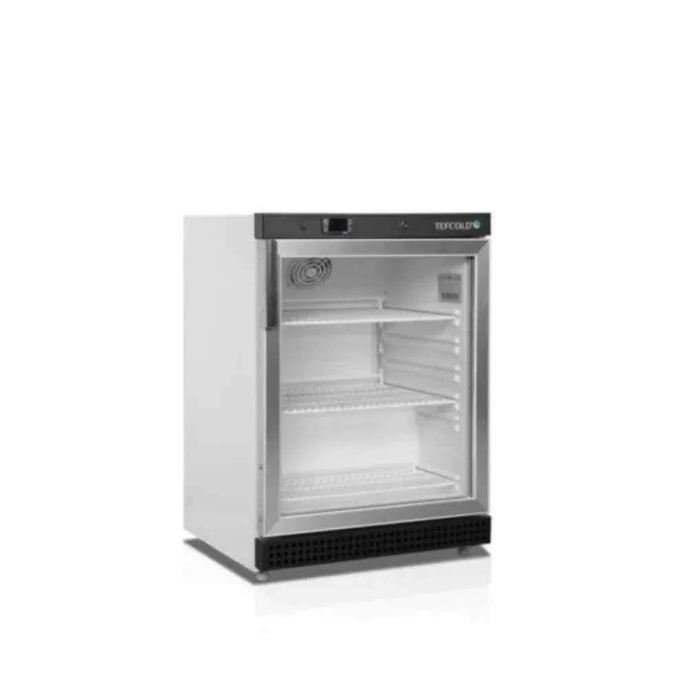 Modernais UR200G ledusskapis ar stikla durvīm