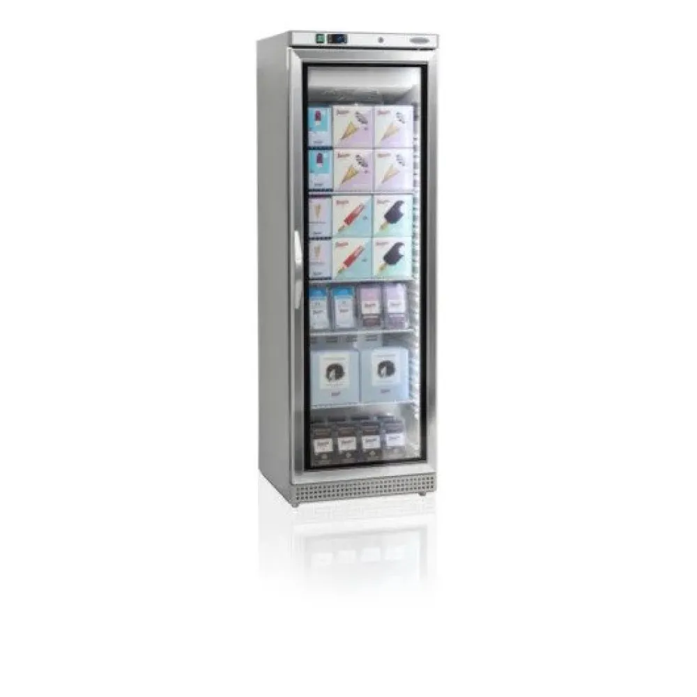 Säilitussügavkülmik UF400VSG - Klaasuksede ja Roostevabast Terasest