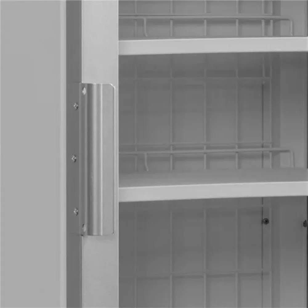 Стеклянный морозильный шкаф 440 л SILVER