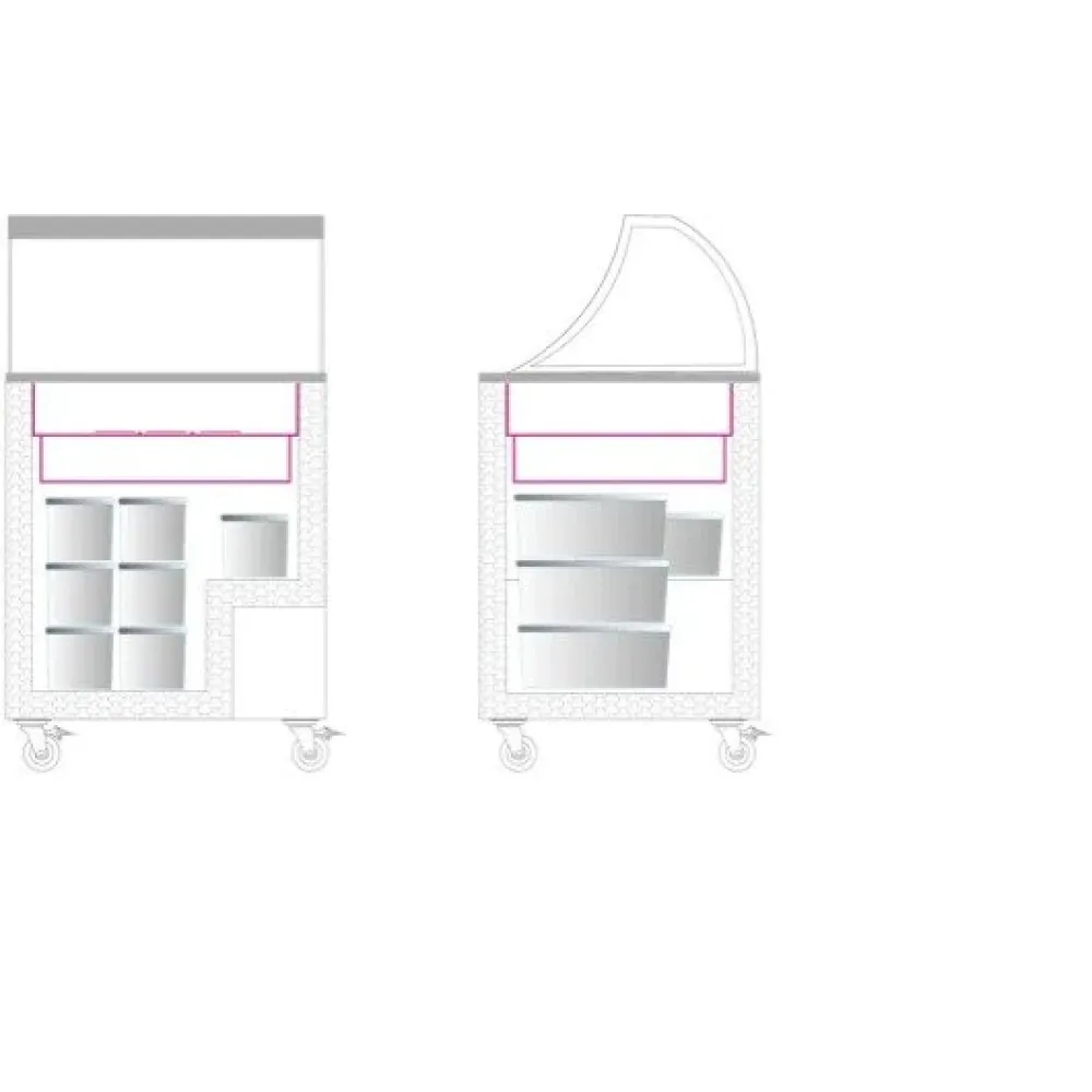 Elegantne Jäätisekülmik 165 l