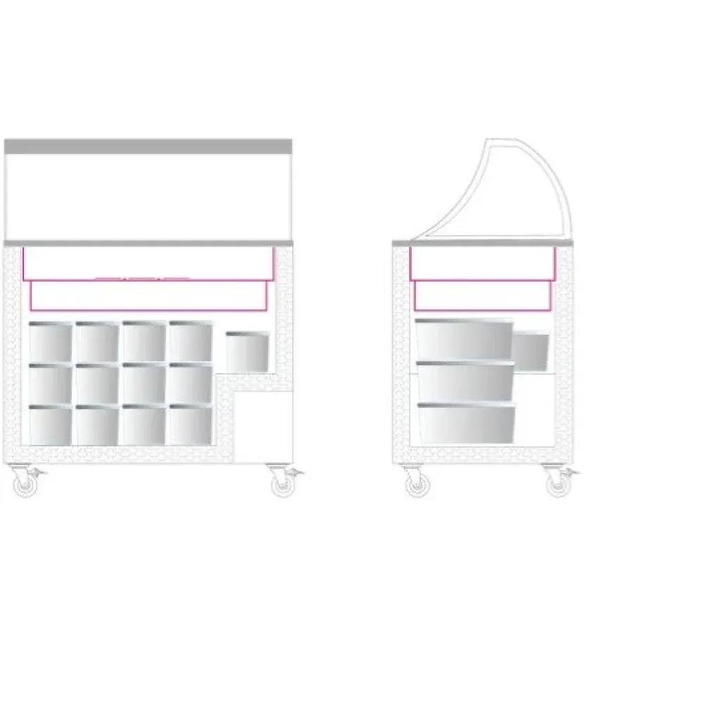 Jäätise vitriin 255 l