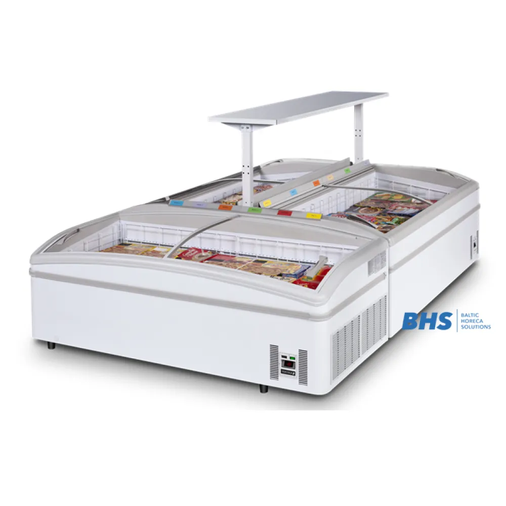 Supermarketi klaaskaanega sügavkülmik