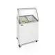 Curved Glass Ice Cream Freezer 157L
