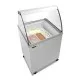Curved Glass Ice Cream Freezer 157L