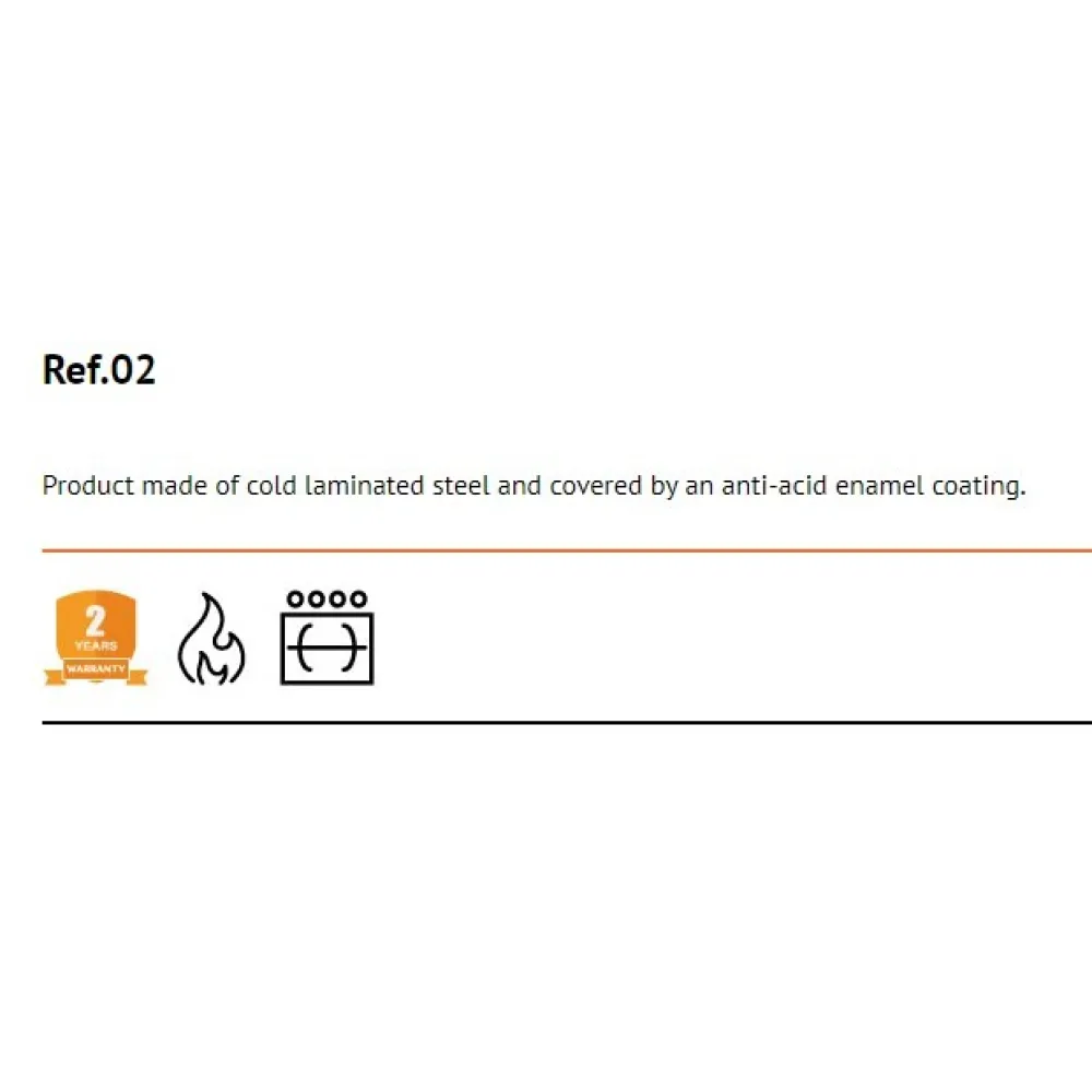 Erineva kohandatud paella pann 50 cm