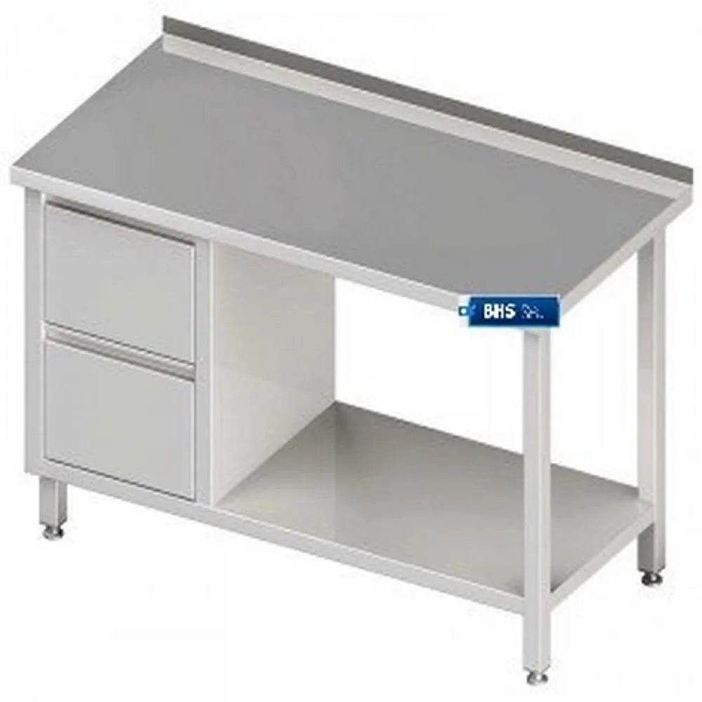 Table de travail avec tiroirs 1400