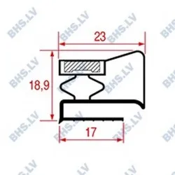 GASKET MIDDLE-EDGED L2014 LENGTH 2000 mm