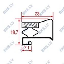 GASKET MIDDLE-EDGED L2015 LENGTH 2000 mm
