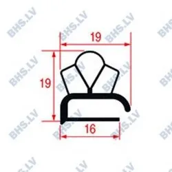 GASKET MIDDLE-EDGED L2016 LENGTH 2300 mm
