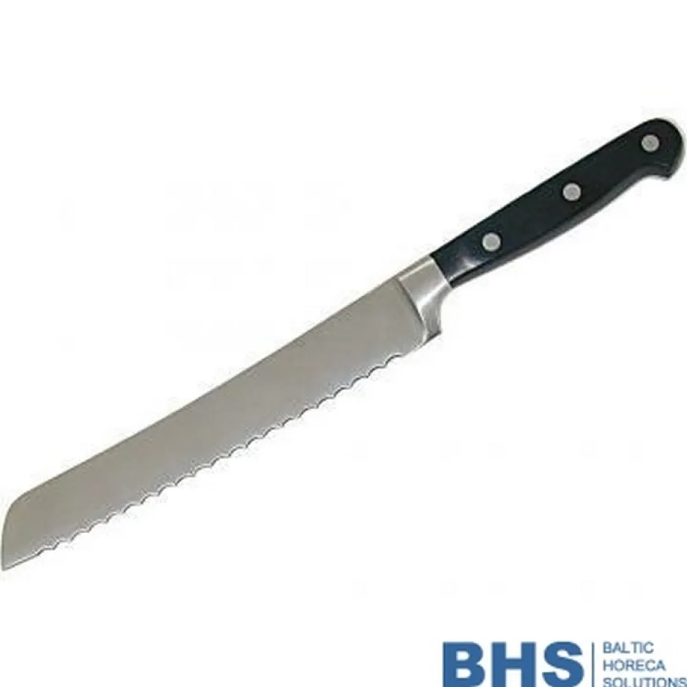 Premium 200 mm Black Bread Knife