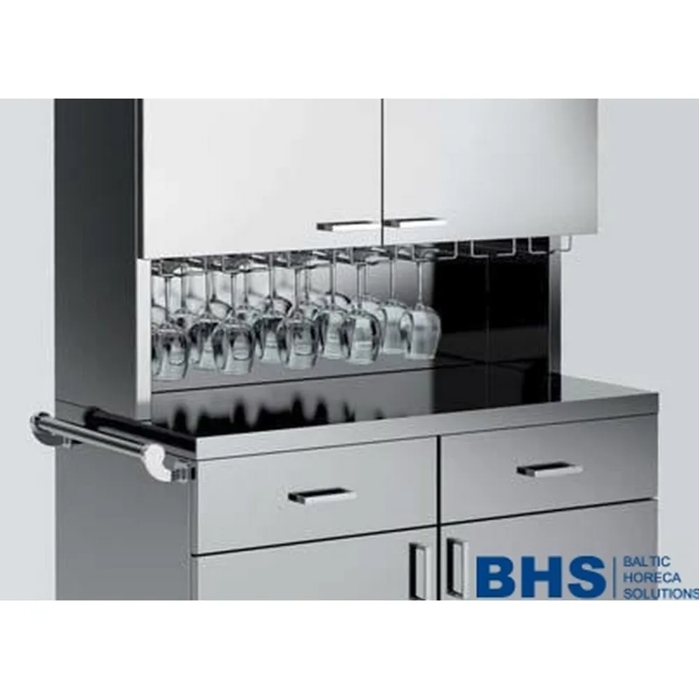 Nerūsējošā tērauda viesmīļu servēšanas stacija Polar2Ch