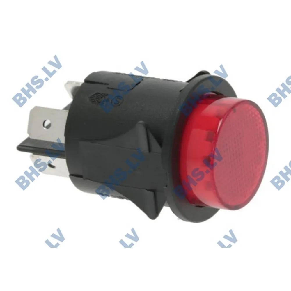 High-Performance RED BIPOLAR SWITCH 16A 250V