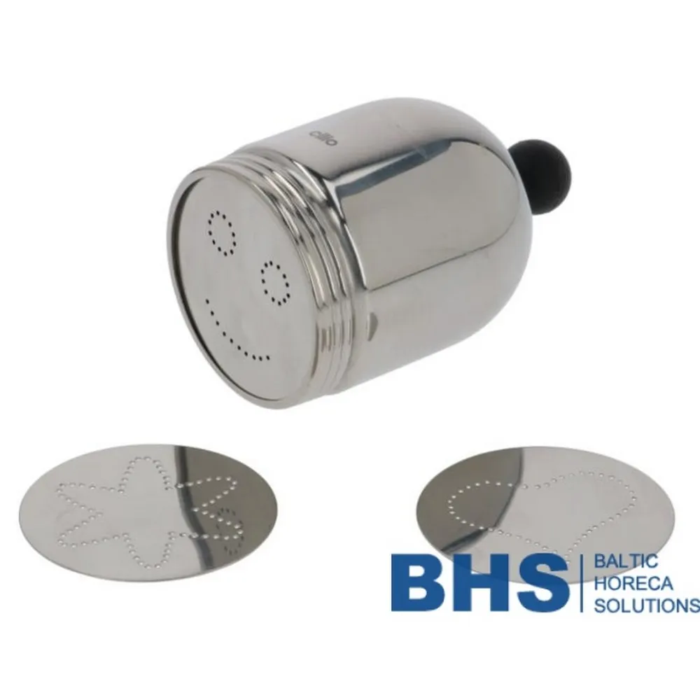 Elegant Cocoa Dispenser with Decorative Discs