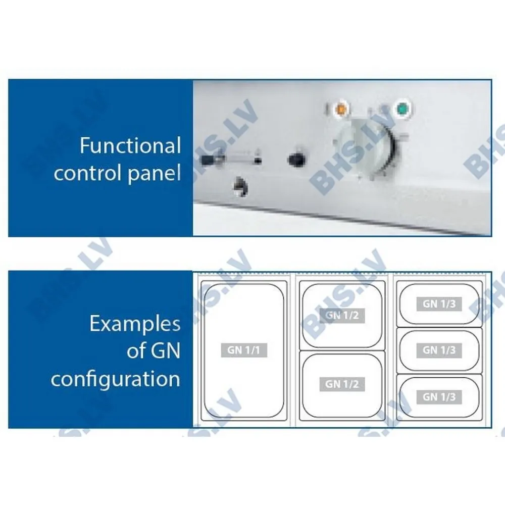 Chauffe-plateaux GN 1/1 pour Équipements de Cantine