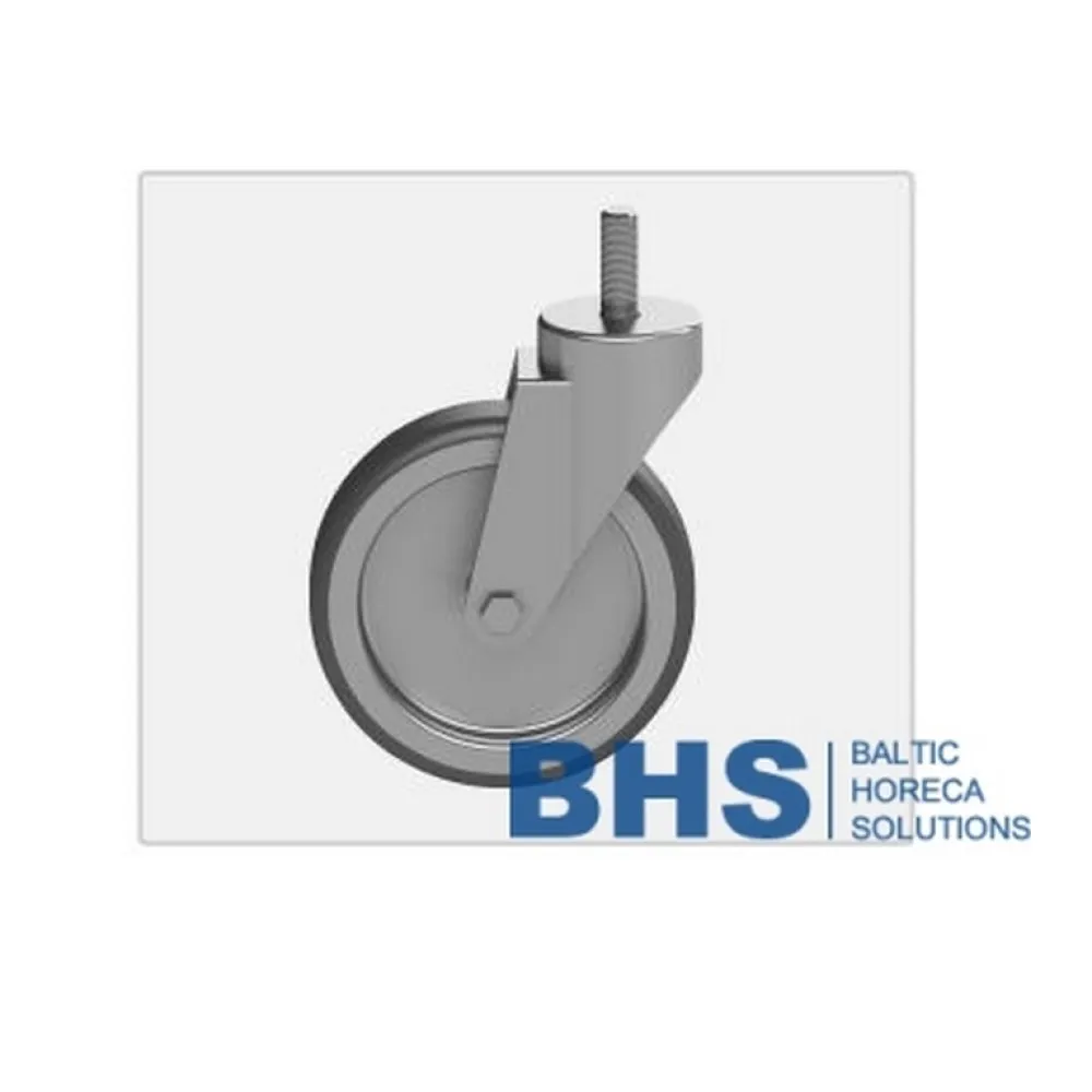 Комплект колес из нержавеющей стали 125 мм для мебели