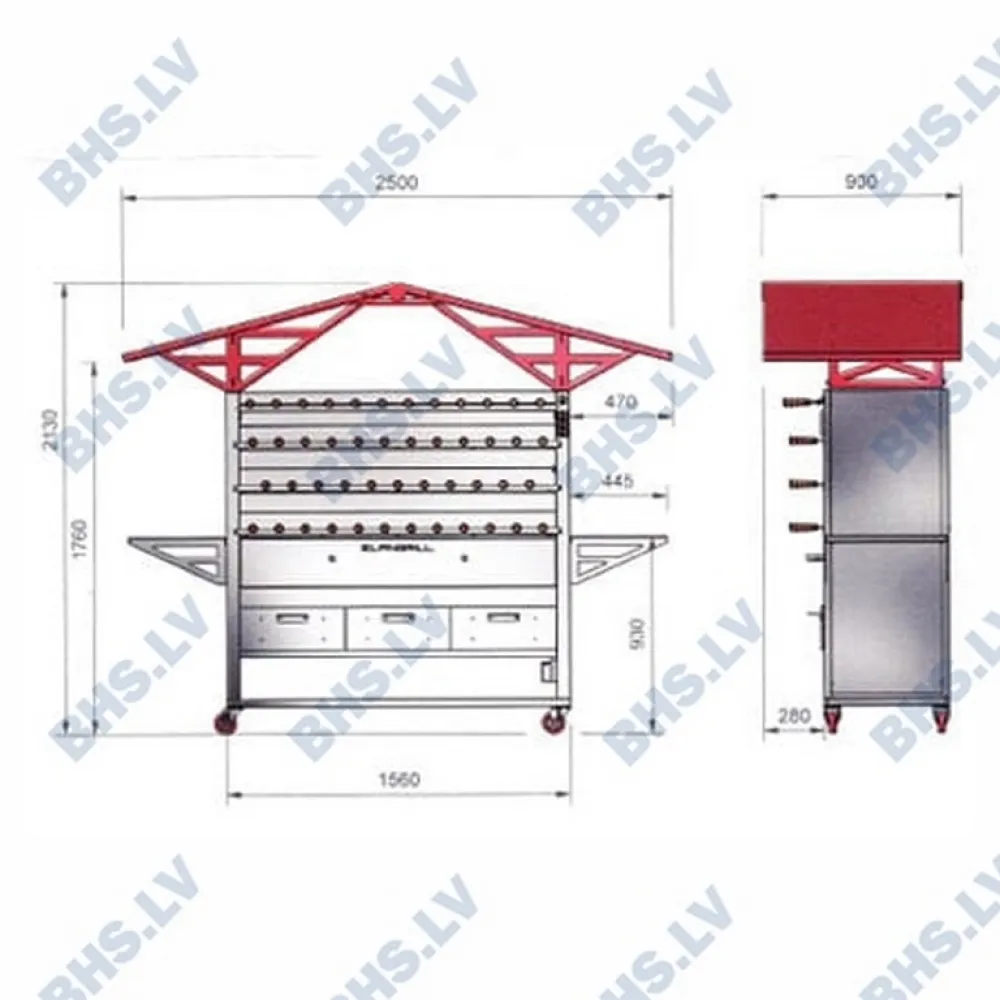 Inox IR35C Barbecue Grill Accessory