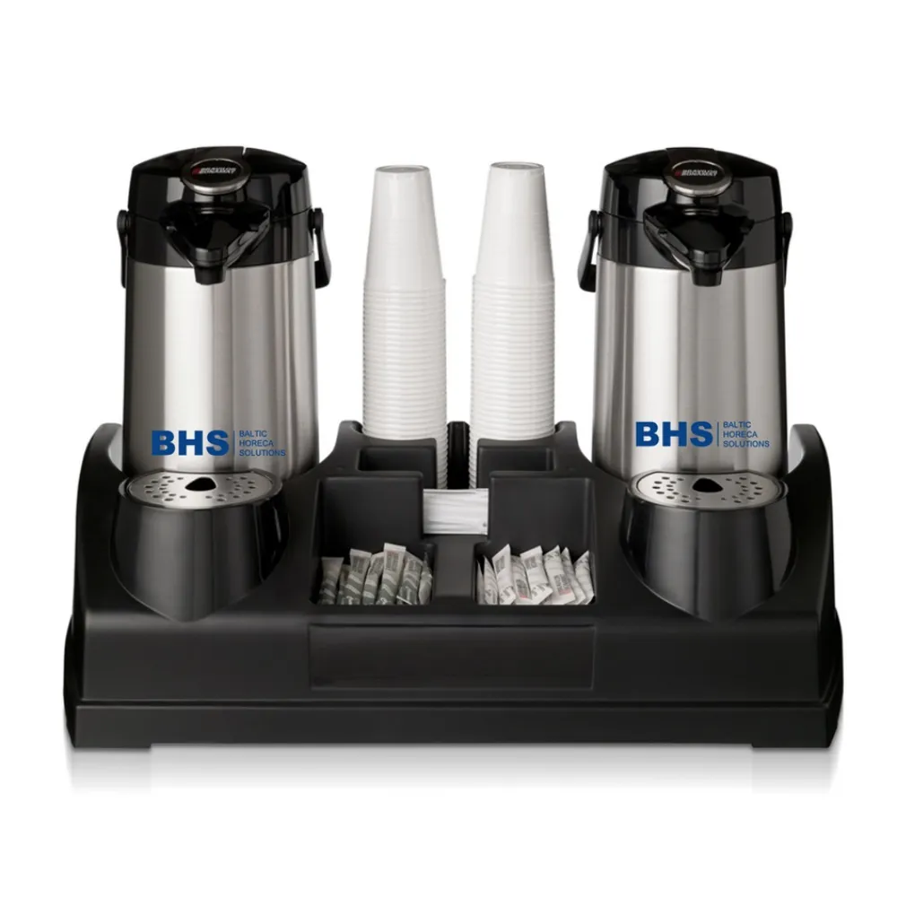 Termosų stovas su aksesuarais