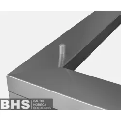 Stand for convection oven with guide rails for 12 GN1/1 trays