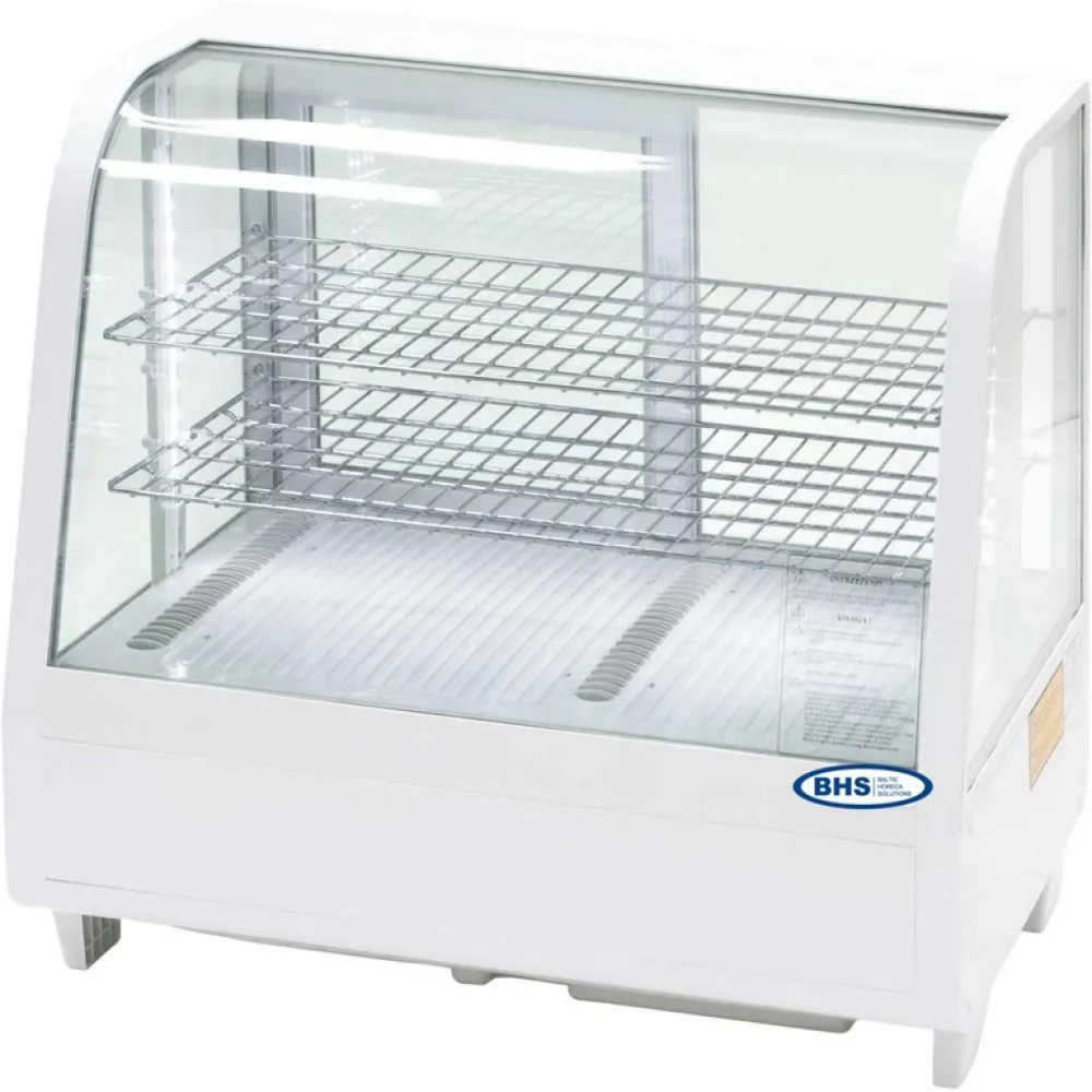 Eleganta vitrīna ar LED apgaismojumu 100L