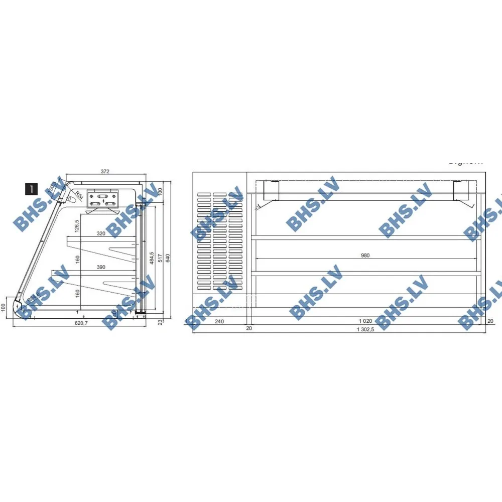 Big Horn Confectionery Display Case
