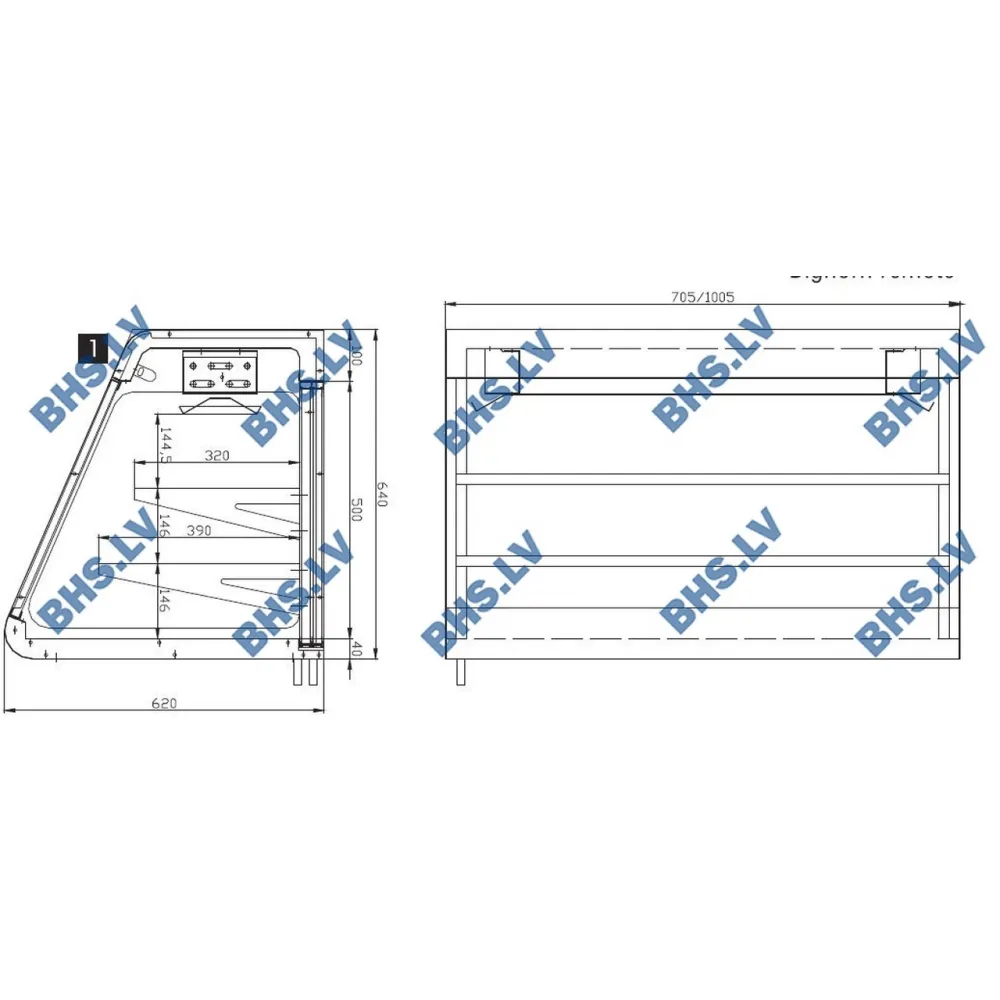 Külmkapp Big Horn 1000 Remote