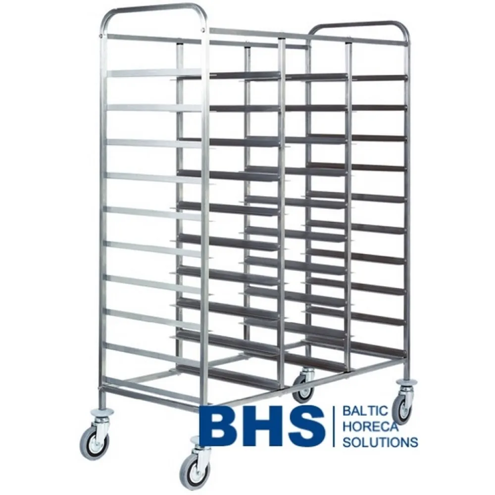 Trolley for 30 trays with stainless side panels (CA1470PI)