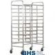 Reinforced trolley for 30 trays with stainless side panels (CA1471RPI)