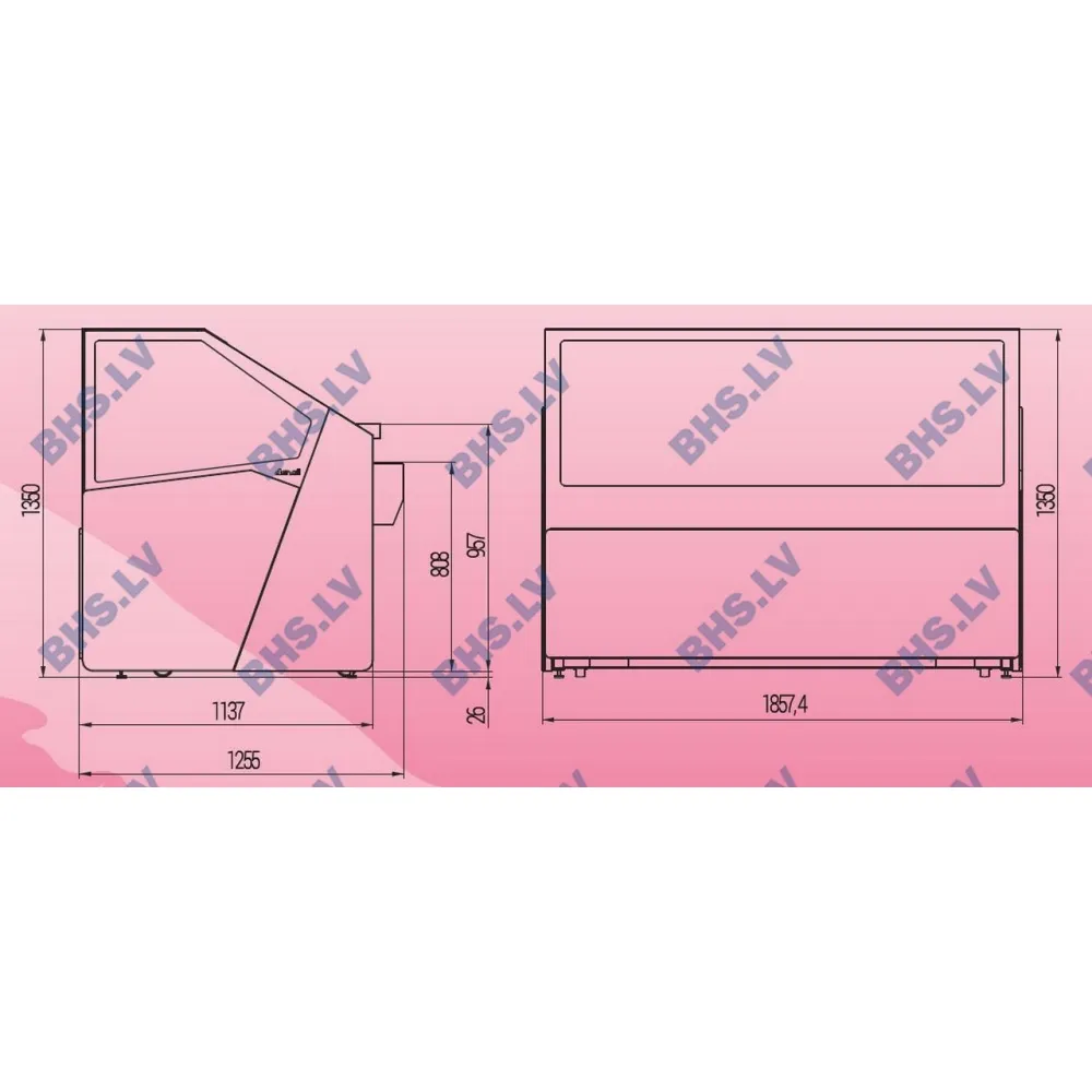 DENALI 1800 Ice Cream Showcase