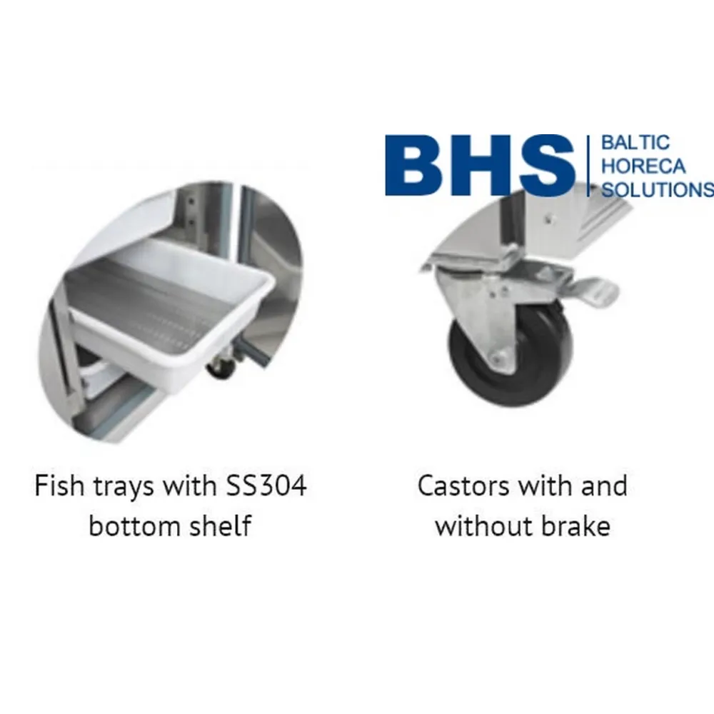 Prabangių žuvų šaldytuvas 507 l