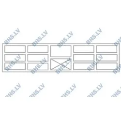Cooling counter P424 2130 mm
