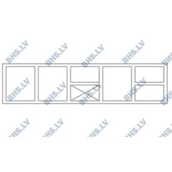 Cooling counter P433 2130 mm