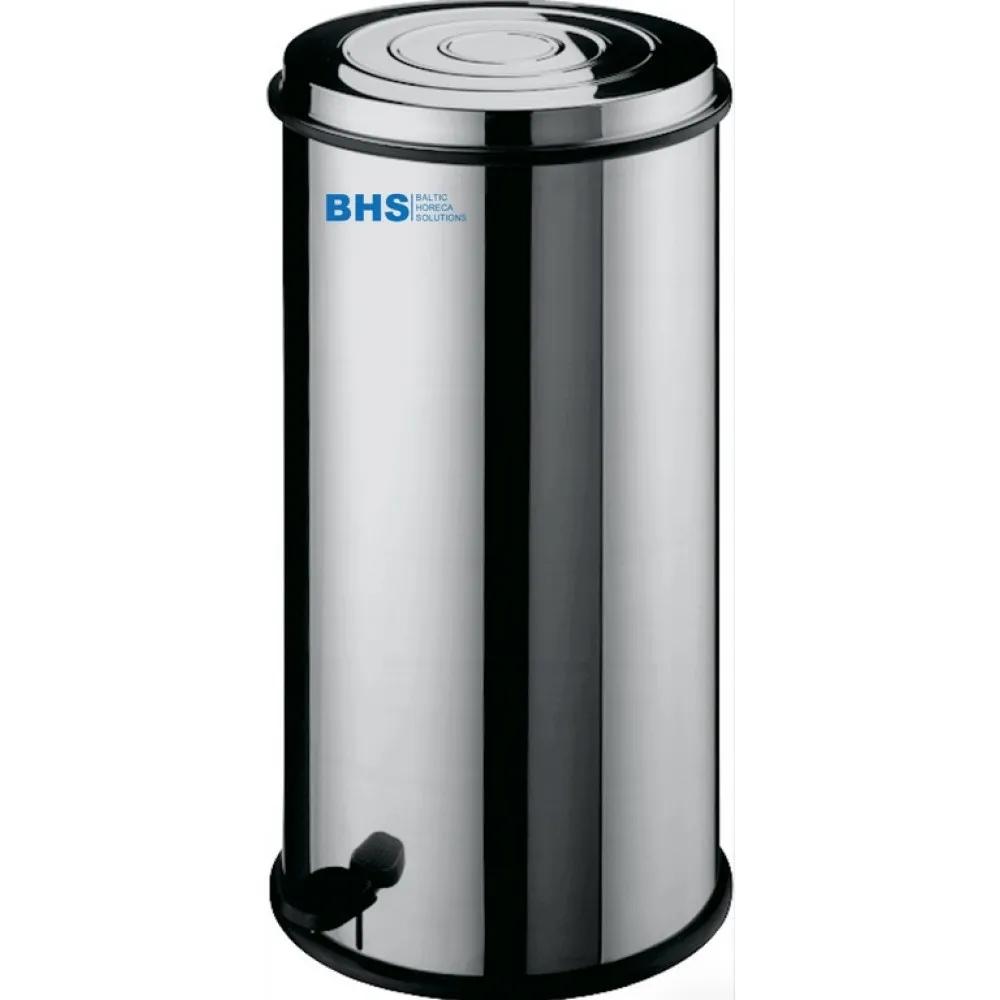 Stainless Steel Round Waste Bin 80L