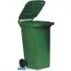 Zaļa atkritumu tvertne 120L