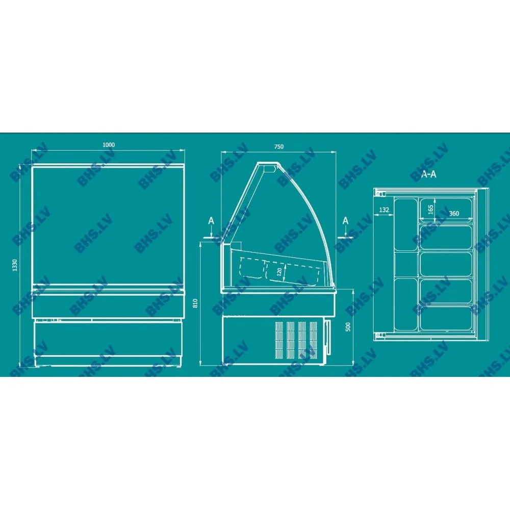 GEORGIA III 1000 Ice Cream Display Cabinet