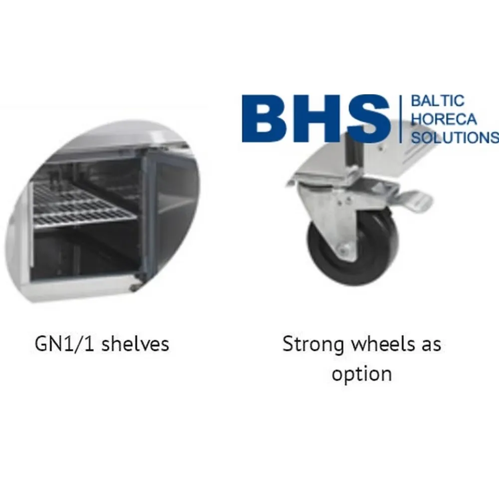 Sügavkülmtöölaud 6 sahtliga - 1795 mm