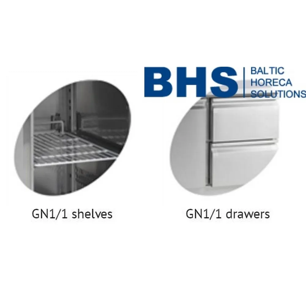 Nerūsējošā tērauda galds ledusskapis SA910