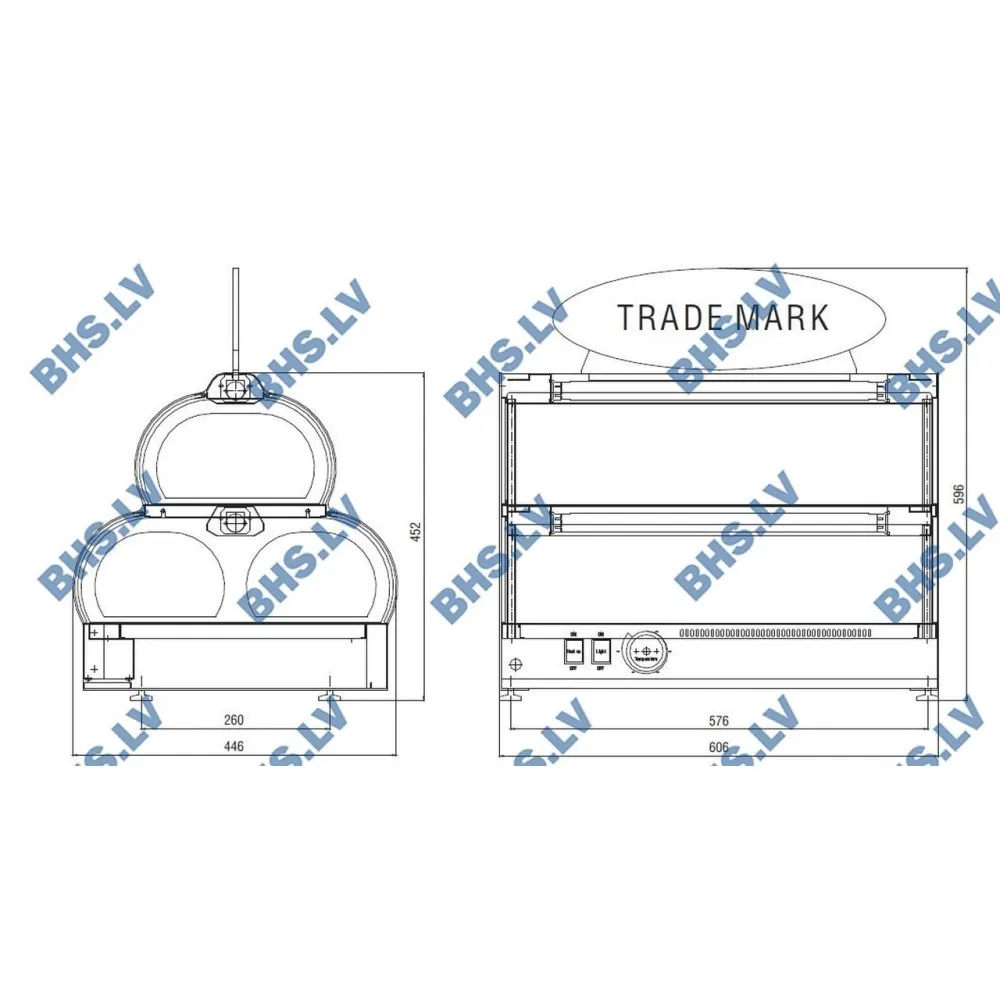 Premium Hot Showcase - HOT SPOT Inox